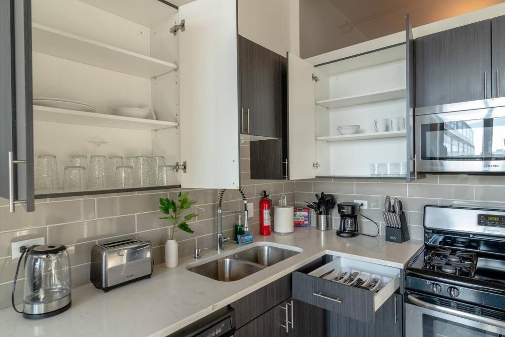 Chicago 2Br Suite Perfect For Convention And Business Trips Near Mccormick Place, Arena, Soldier Field And Grant Park Exteriér fotografie